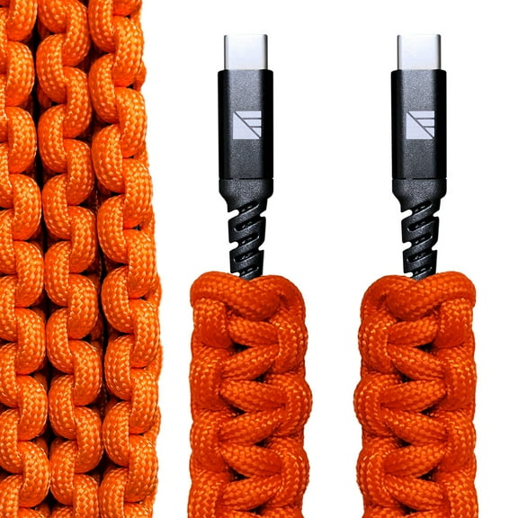 USB-C Paracord Charging Cable, 6ft