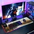 thumbnail image 6 of Wireless Charging Mouse Pad Large RGB Gaming Desk Mat 13 Light Modes Mousepad 35.4x15.7 Autumn Misty Mountains, 6 of 6