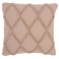 Nourison Life Styles Lt Grey Decorative Throw Pillow , 18"X18"