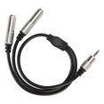 thumbnail image 3 of 3.5mm to Dual 6.35mm Cable Male to Dual Female Plug and Play Y Splitter Cord for Microphone Speaker 1.6ft, 3 of 5