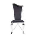 thumbnail image 4 of ACME Cyrene Side Chair (Set-2) in Fabric & Stainless Steel, 4 of 6