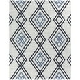 thumbnail image 3 of Balta Cory Trellis Indoor/Outdoor Area Rug White 5'3" x 7' 5' x 8' Navy, 3 of 5