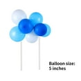 thumbnail image 4 of bedienty Cake Topper Home Wedding Party Cake Balloon Ribbon Straws Decoration Pastry Decor Sapphire Glitter Balloon 7# 1Set, 4 of 6
