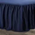 thumbnail image 5 of Lush Decor Ruffle Skirt 2-Piece Navy Bedspread Set, 5 of 7