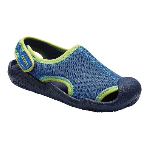 Unisex Kids Crocs Swiftwater Sandal Pool Holiday Water Resistant Shoes All Sizes 