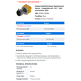 thumbnail image 2 of Exhaust Manifold Exhaust Backpressure Sensor - Compatible with 1997 - 2004 International 3800 1998 1999 2000 2001 2002 2003, 2 of 2
