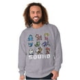 thumbnail image 5 of Mega Man Squad Goals Game Characters Sweatshirt for Men or Women Brisco Brands S, 5 of 6