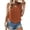 8# Ginger, variant on Linen Tank Tops Womens Scoop Neck Button Down Sleeveless Shirts Vest Top Blue XS
