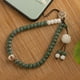 thumbnail image 4 of Colgante de jade blanco Bodhi para teléfono móvil, estilo chino, con cadena para teléfono móvil, 4 of 7