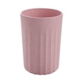 thumbnail image 1 of Zhuge Vasos de paja de trigo, vasos de plástico, vasos irrompibles para beber, vasos de paja de trigo reutilizables y aptos para lavavajillas (4 piezas de color rosa), 1 of 5