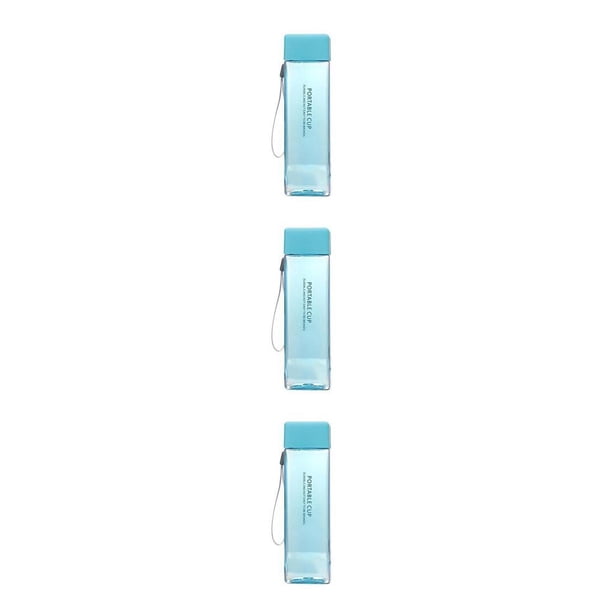 Injueey Botella de agua Titular de líquido 450 ml Gran capacidad Deportes al aire libre Taza Beber Hervidor Sostener Hervidores Azul Type1 NO1
