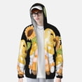 thumbnail image 2 of Fotbe Sunflower Gnomes 3 Chaqueta con Protección Solar UPF 50+ para Hombre y Mujer, Camisa con Capucha y Bolsillos-XX-Large, 2 of 7