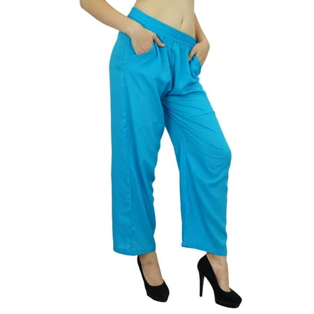 

Bimba Women Long Pajama With Pockets Modal Cotton Night Pyjama Sleepwear