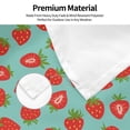thumbnail image 5 of Picia Hand Drawn Strawberry Printed Flag ,Hand Drawn Strawberry Pattern Garden Flag Vertical Double,Yard Lawn Outdoor Decor 48x72", 5 of 9