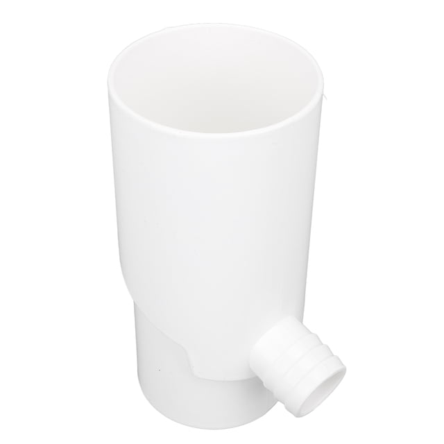Ensemble d'Inversion pour Eau de Pluie, Ensemble d'Inversion pour Fesses en Plastique 8 cm, Inversion de Bec de Pluviomètre Rond, Tuyaux de Pluviomètre Ronds, Raccorde la Tuyauterie de Pluviomètre à la Fesses