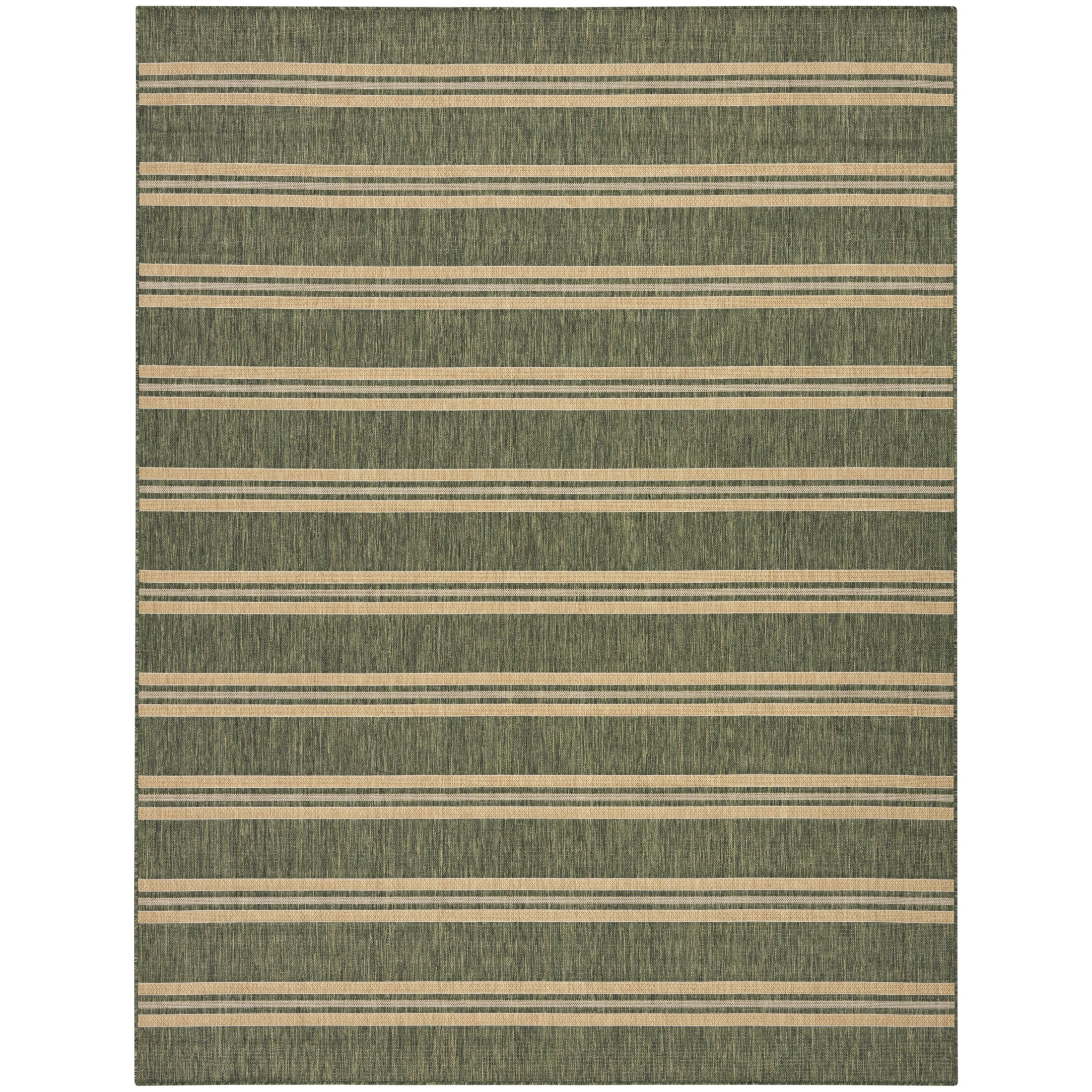 Nourison Horizon Indoor/Outdoor 8' x 10' Green Modern Rug