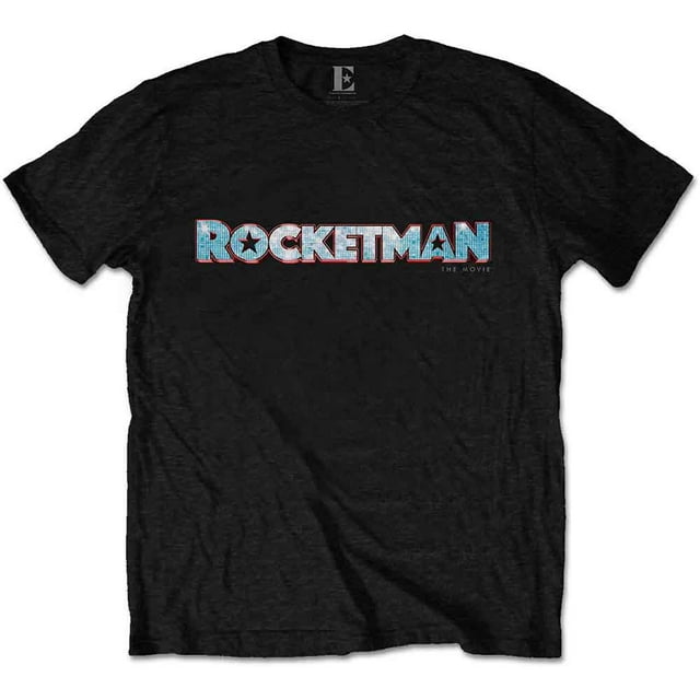 Elton John Unisex T-Shirt Rocketman Movie Logo
