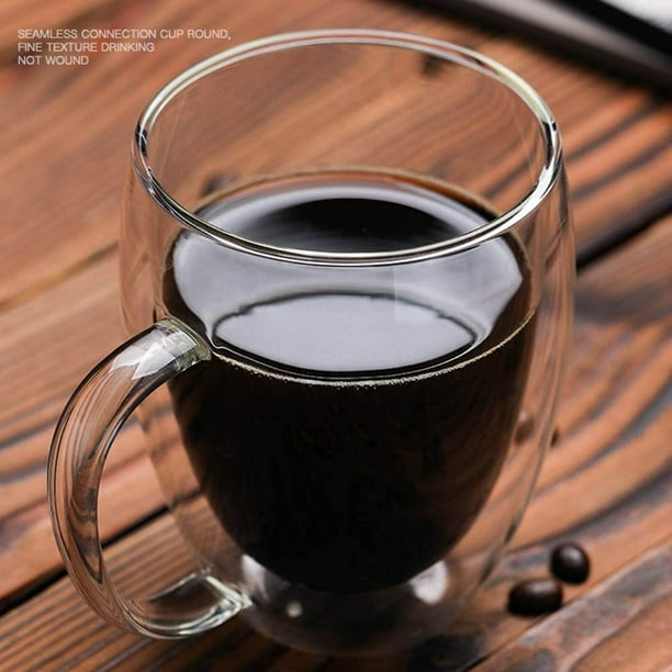 Insulated glass on sale coffee mugs