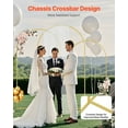 thumbnail image 4 of KFFKFF Nuptial Canopy Frame, Trio Pack, Robust Metallic Structure with Casing Joint & Base Beam Blueprint, Simple to Construct Golden Frame with Superior Metal, Suitable for Birthdays, Festivities, 4 of 9
