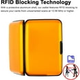 thumbnail image 3 of Credit Card Holder, RFID Blocking Metal Card Wallet for Women Men Slim ID Card Holders Protector Aluminum Business Hard Case, 3 of 7