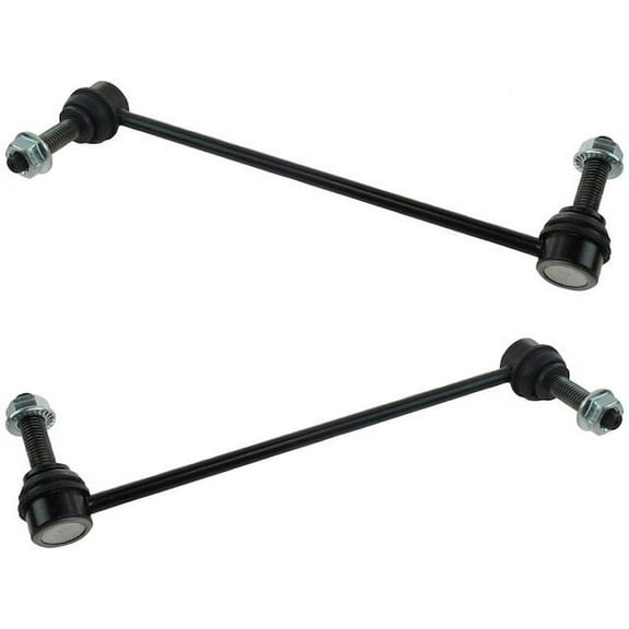 Front Sway Bar Link Kit 2 Piece - Compatible with 2010 - 2016 Lincoln MKS 2011 2012 2013 2014 2015