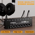 thumbnail image 2 of Amplificador de auriculares COKYISS de 8 canales con 9 adaptadores Studio, 2 of 6