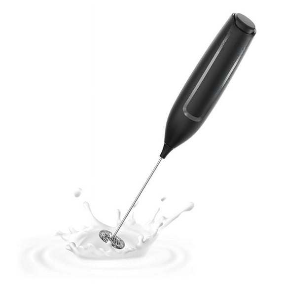 Milk Frother Handheld Battery, Electric Foam Maker Frother Wand, Drink Mixer with Stainless Steel Whisk for Coffee