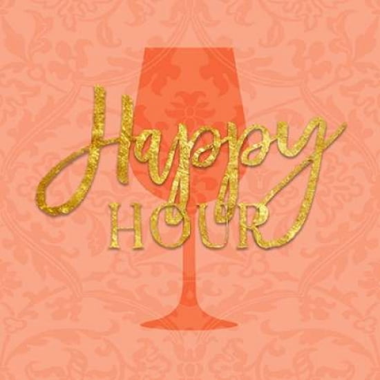 Happy Hour Canvas Art - Amy Cummings(24X24)