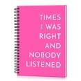 thumbnail image 1 of Notebook Mysticey Times Tenía razón y nadie me escuchó A5, 1 of 6