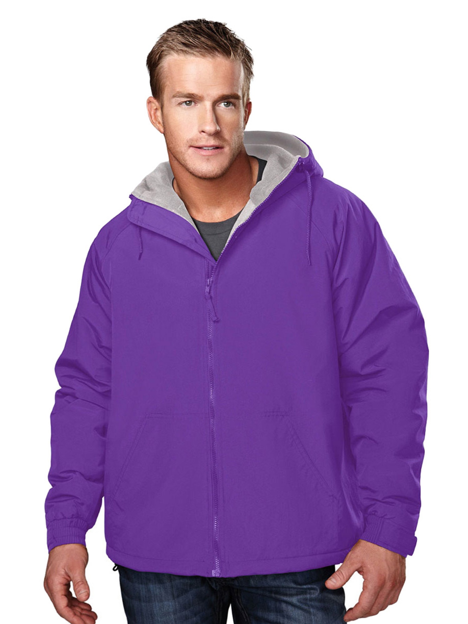 TriMountain Men's Big And Tall Hooded Jacket