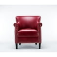thumbnail image 6 of Comfort Pointe Holly Red Faux Leather Club Chair with Nail Head Trim, 6 of 11