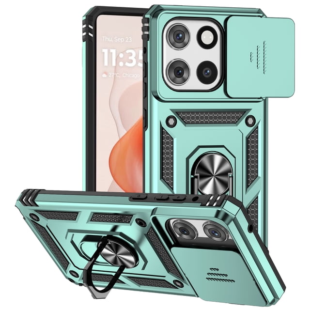 TYJKeJi Case with Kickstand Drop Resistant Shockproof Case For Moto G Stylus 2025