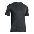 thumbnail image 7 of IYTR Mens Athletic Shirts Summer Solid Color Short Sleeve T Shirts Fashion Pullovers Crewneck T-shirts Leisure Workout T Shirts Black XXXL, 7 of 7
