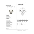 thumbnail image 2 of Alno A827-14-BRZ Cabinet Knob Bronze, 2 of 2