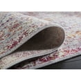 thumbnail image 6 of SAFAVIEH Valencia Dafina Distressed Oriental Polyester Runner Rug, Grey/Red, 2'3" x 8', 6 of 9