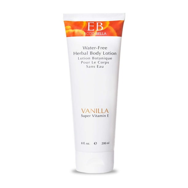 Loción corporal Ecco Bella Vanilla, 240 ml, fórmula vegana a base