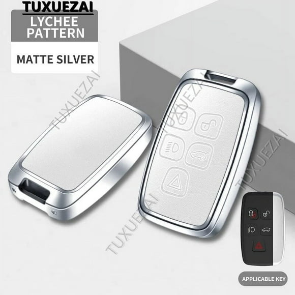 Zinc alloy+leather Car Key Cover Case Shell For Jaguar B buttons key case Case Velar Discovery 4 XF XJ XJL XE C-X16 Parts