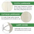 thumbnail image 4 of CRAFTHROU 1Pcs Decorative Cloth Light Cover Beige Round Simple for Friends, 4 of 6