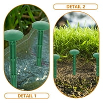 UNOMOR Fixing Sunshade Net Garden Stakes Plastic Green 150Pack