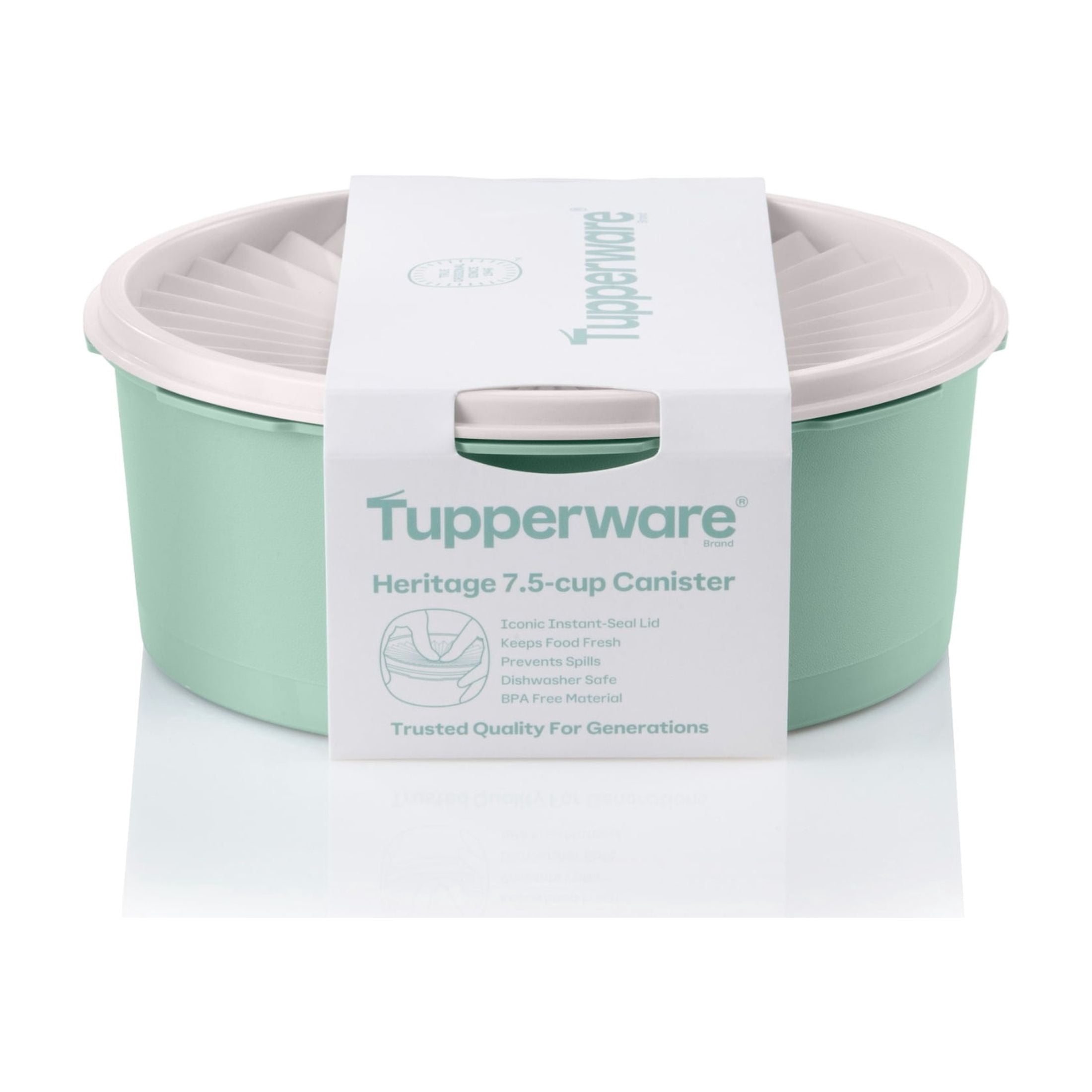 Tupperware Heritage 7.5-Cup Cookie & Food Storage Container with