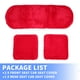 thumbnail image 5 of Juego de Fundas para Asientos de Coche Universal, Cojín para Asiento de Coche para Asientos Delanteros y Traseros, Alfombrilla de Lana de Oveja Roja 1 Juego, 5 of 7