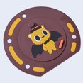 thumbnail image 2 of Bathtub Drain Cover Tub Stopper - Cute Pattern Silicone Floor Drain Cover for Bathroom, Bath Tub Drain Plug for Shower Floor (Brown), 2 of 3