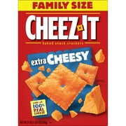 Cheez-It Extra Cheesy Cheese Crackers, Baked Snack Crackers, 21 oz