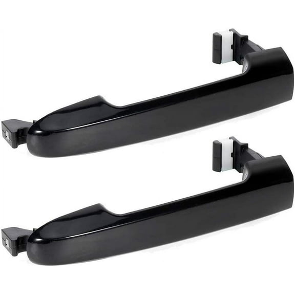 CCIYU Door Handles Exterior Front Rear Driver Passenger Side Replacement fit for 2006-2010 for Hyundai Sonata Black(2pcs)