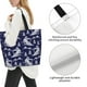 thumbnail image 3 of Balery Abstract Skiing Bolsa Tote Estilo Estético con Cremalleras, Bolsa de Hombro, Bolsa de Compras Grande y Plegable, 3 of 8