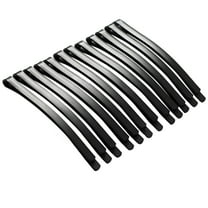 100 PCS Wide Hair Pins, 2.6 in Black Bobby Pins for Women, Matte Metal Arc-Shaped Hair Clips, Strong Hold for Daily Hair Styling, Securing Hair in Various Styles