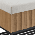 thumbnail image 5 of Bouclair White Fabric and Wood Storage Bench, 5 of 5