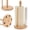 Style 3, variant on Evjurcn Wooden Paper Towel Holder Stand Space Saving Countertop Towel Roll Organizer Easy Assembly Paper Roll Holder Rack for Kitchen Countertop, 11.81×5.04×0.59 inch