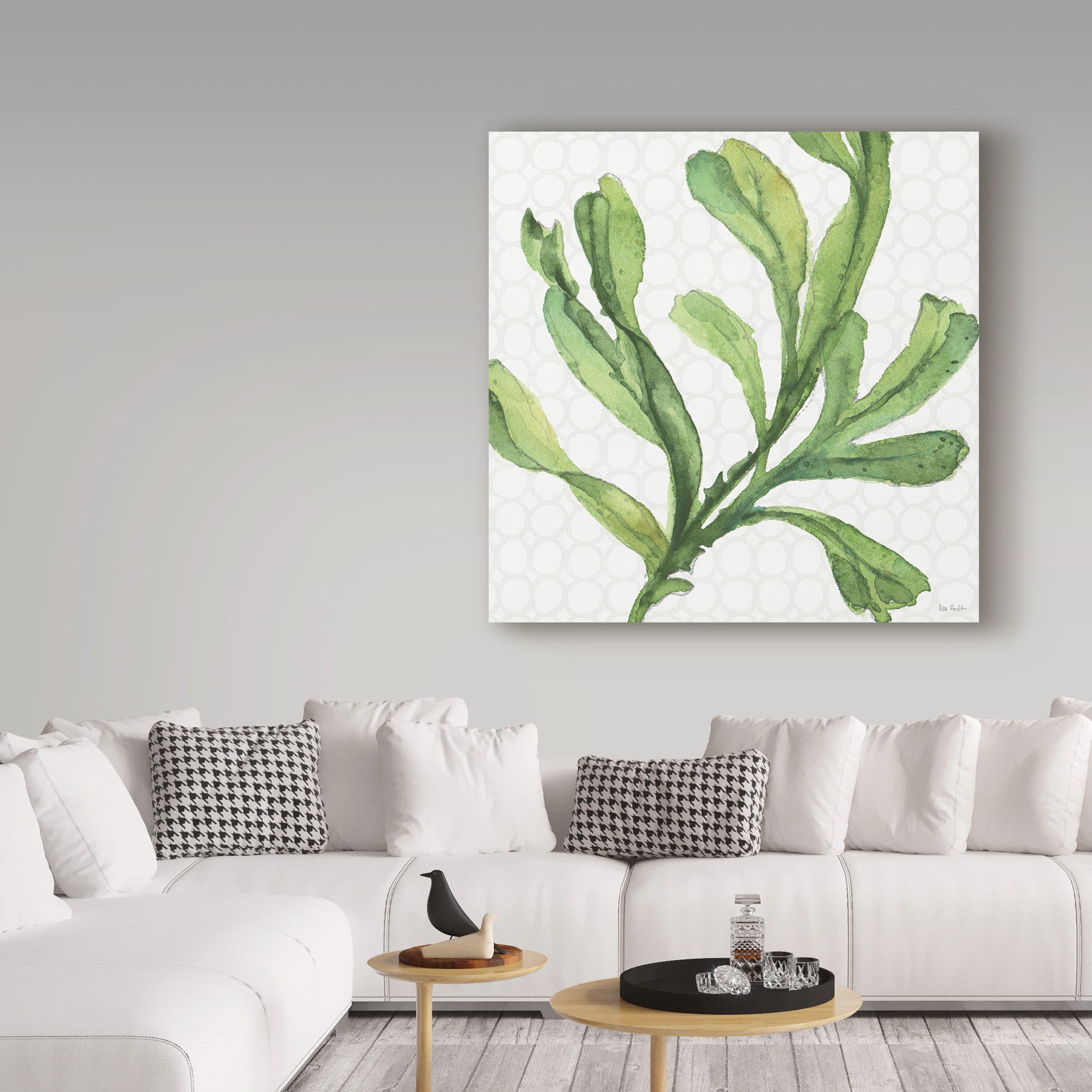 Trademark Fine Art 'Mixed Greens XIX' Canvas Art by Lisa Audit