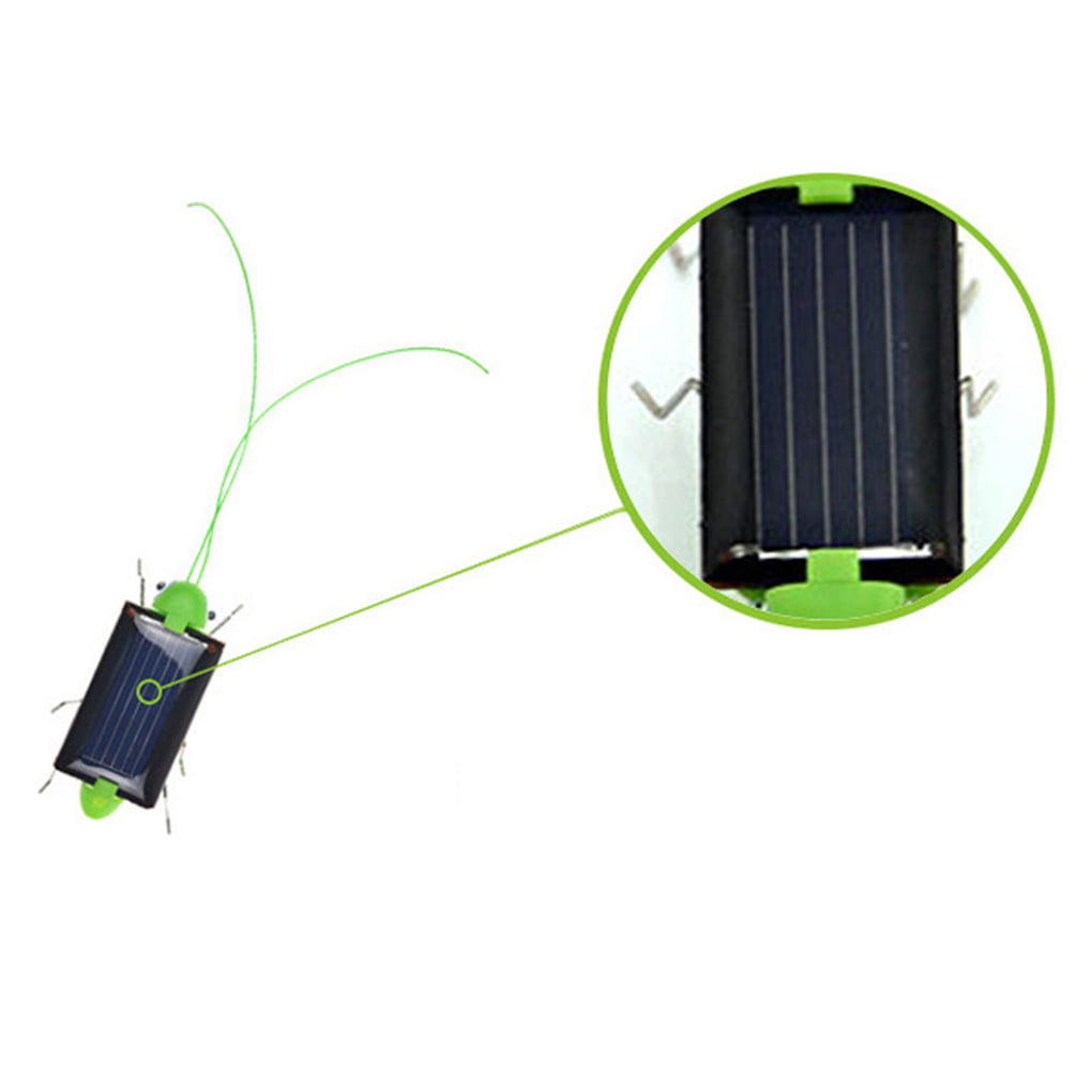 Child Educational Solar Powered Grasshopper Robot Toy Gadget Gift Kid Plaything 